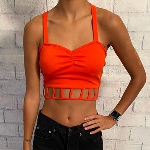 Cute Charlotte Russe Crop Festival Top